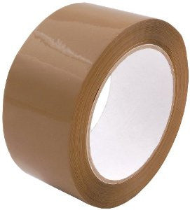 2x110 Yards 2 Mil Tan Carton Sealing Tape (36 rolls)